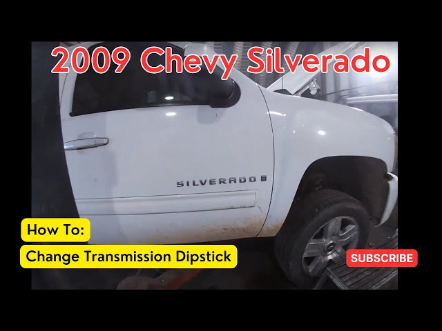 How To Change the Transmission Dipstick Tube on a 2009 Chevy Silverado