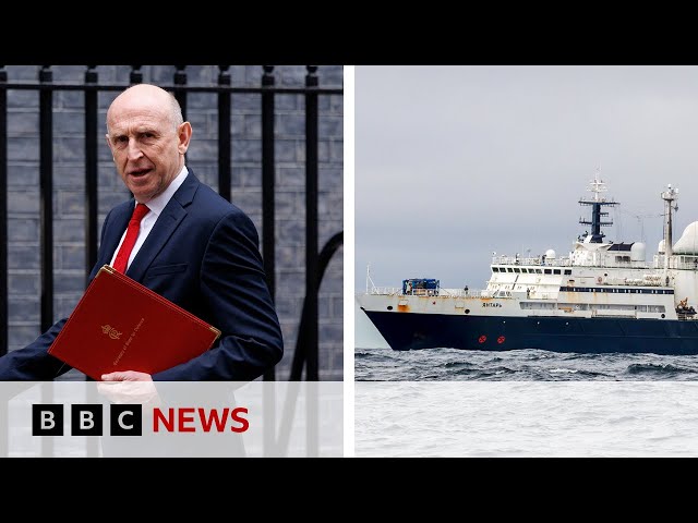 UK warns Putin after Russian spy ship returns to British waters | BBC News