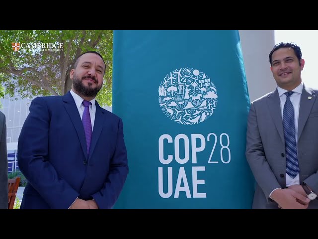 Climate literacy for learners | Cambridge at COP28 highlights