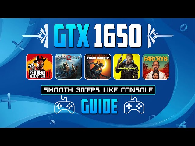 GTX 1650 - Get Smooth 30fps Just Like Console on PC