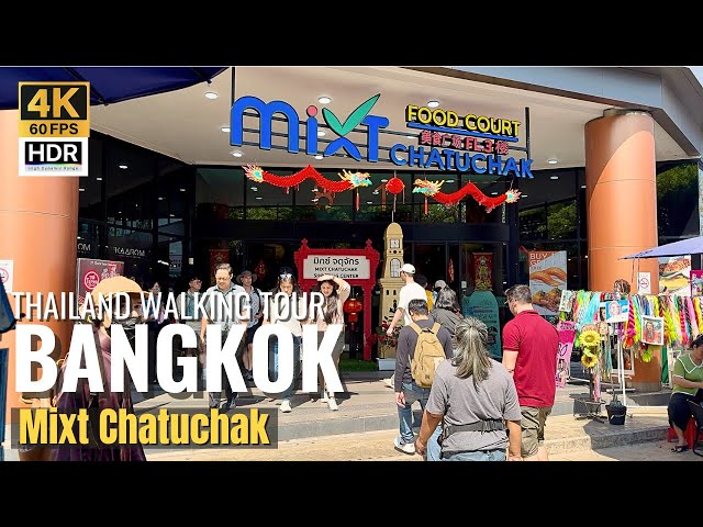 [BANGKOK] Mixt Chatuchak "Shopping Thai Souvenir, Art Toy & Thai Massage" | Thailand [4K HDR]