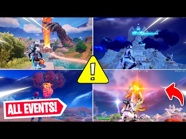 All Fortnite Chapter 5 Events (Chapter 5 Season 1 - Chapter 5 Season 4)