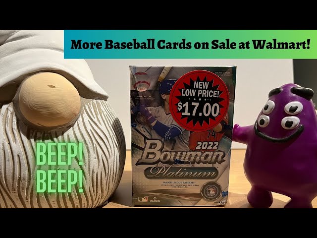 More Baseball Cards on Sale at Walmart! - 2022 Bowman Platinum Blaster Boxes!