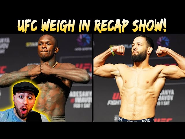 UFC Saudi Arabia Adesanya vs Imavov Predictions & Betting Breakdown | Weigh In Recap Show