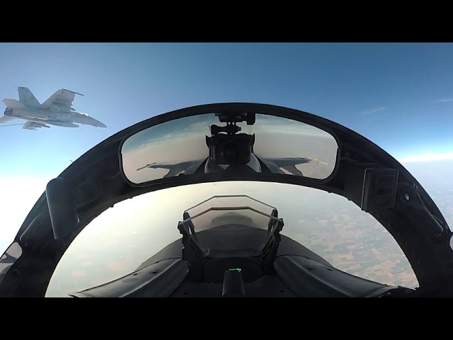 Navy 360 Video - F-35C Lightning II Pilot Takes Off On Stealth Flight