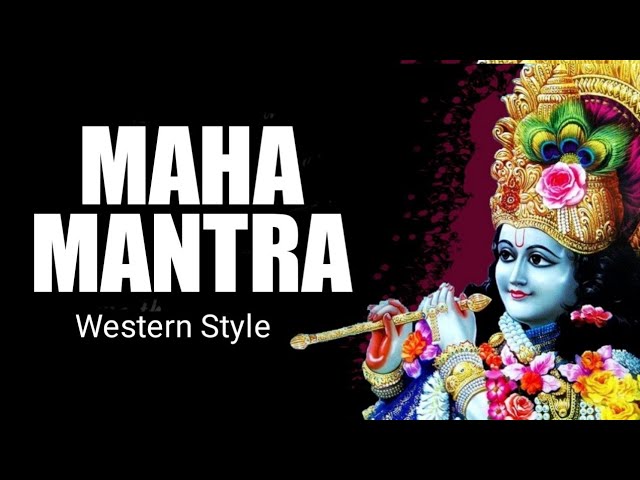 Hare Krishna Mahamantra  @gsadhyatma888  Hare Rama Hare Krisna mahamantra in western style