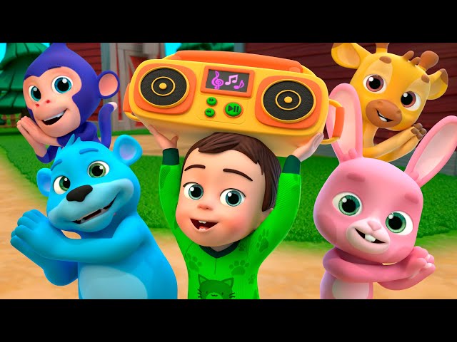 A Ram Sam Sam Dance (Animal Version) | Newborn Baby Songs & Nursery Rhymes