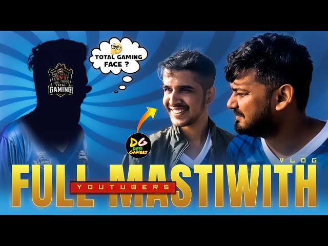 Ajjubhai Face Reveal ? Full Masti with Youtubers - Garena Free Fire #totalgaming #vlog