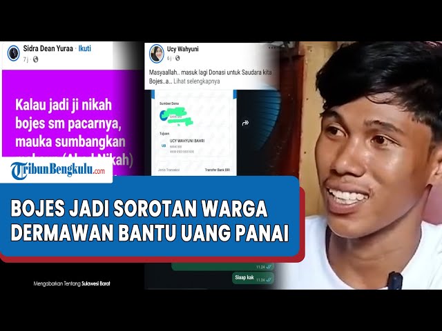 Bojes Ketiban Rejeki Usai Lia Histeris di Pelabuhan, Warganet Berbondong Bantu Uang Panai