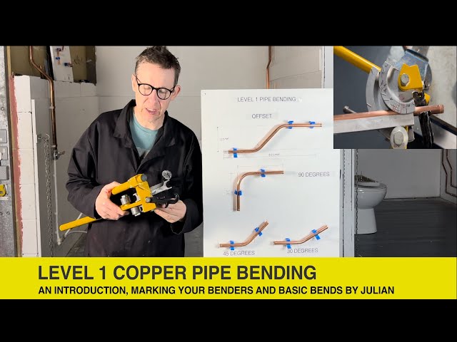 Level 1 Pipe Bending - An Introduction, marking out your benders and basic bends