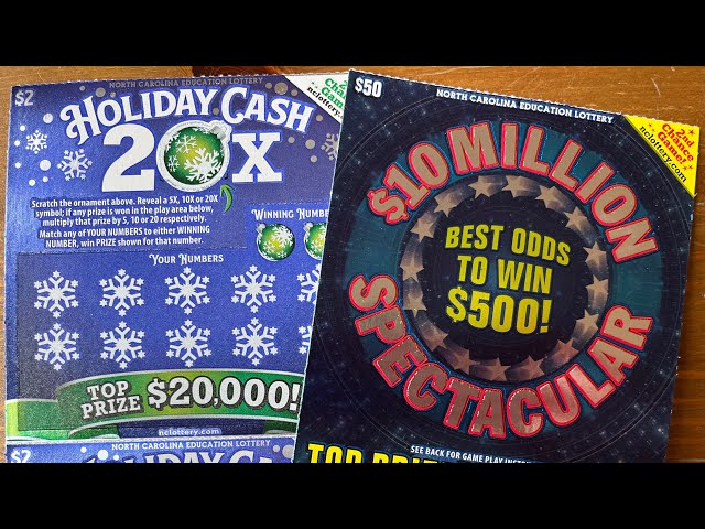 $20,000 Jackpot Hunt Part 6💥NC Scratch-offs! ☃️Holiday Cash 20x☃️