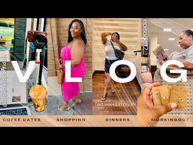 Vlog: Coffee Dates, Pool Day Fun, Shopping Haul & Sisterlocks Retie | Two weeks in my Life