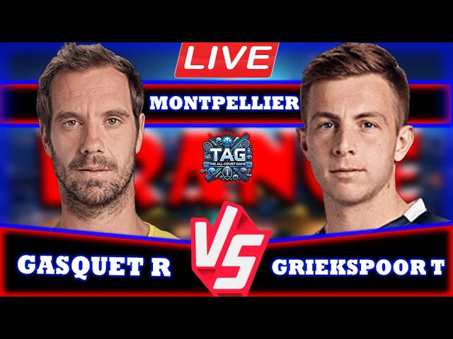 🔴LIVE: T. Griekspoor vs R. Gasquet • Montpellier Open 2025 #round16 #Griekspoor #Gasquet #tennis #a