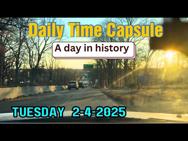 2-4-25 Daily time capsule #bergencounty #history #nycnews #passaiccounty #paterson #news #driving