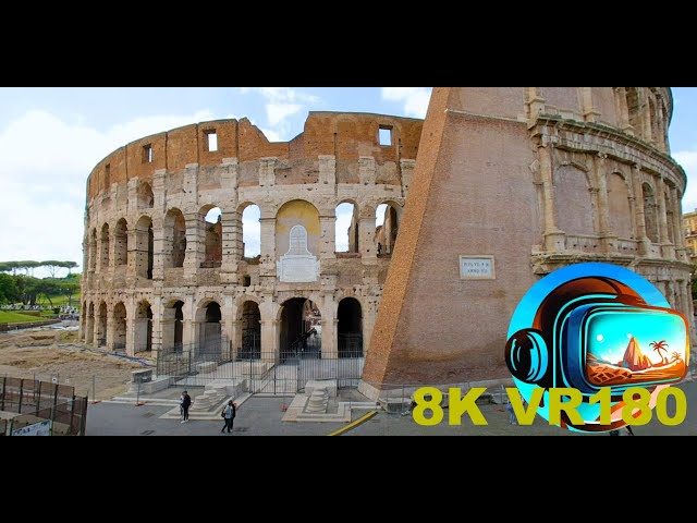 The colosseum has been rebuilt so many times its hard to see the original ROME 8K 4K VR180 3D Travel