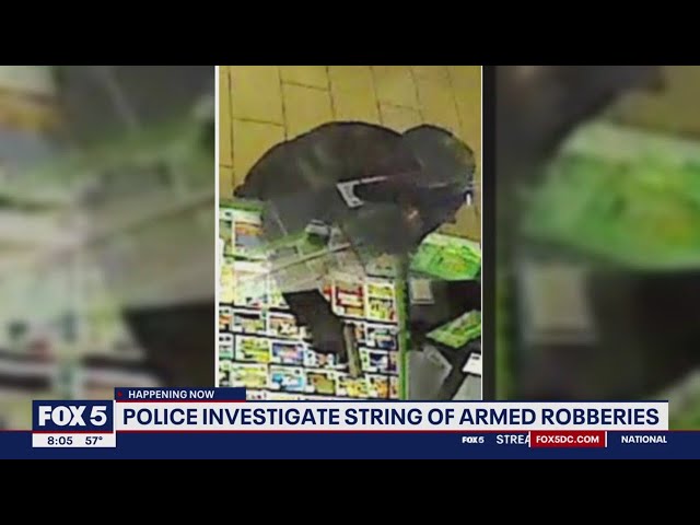 Serial armed robbery suspect linked to several cases across Maryland, Virginia | FOX 5 DC