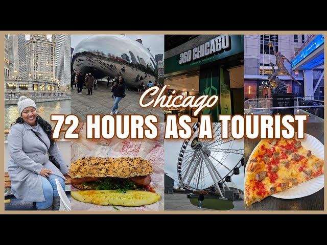 CHICAGO TRAVEL VLOG: Being A Tourist In Chicago For 72hrs | Things We Did In Chicago | Chi-Town Vlog