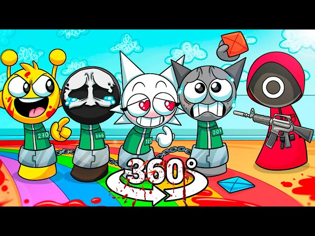 SPRUNKI Vs. SQUID GAMES 2! Incredibox Sprunki Animation 360° VR