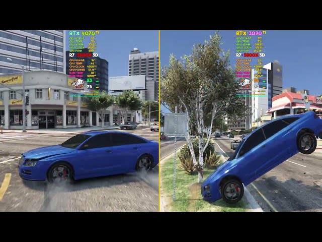 RTX 4070 Ti vs RTX 3090 Ti | Grand Theft Auto V | 4K ULTRA | 4XMSAA | WTF - WHY IS LOW POWER?