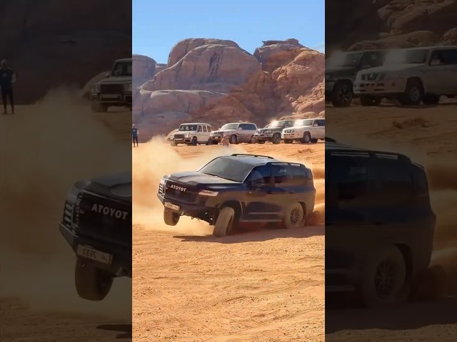 My Toyota Land Cruiser LC300 ZX 2024 adventure offloading in dubai desert. Upcoming car in 2025.