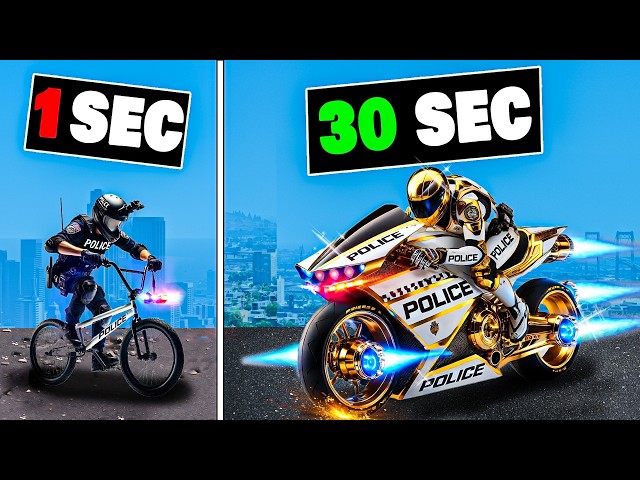 Every 30 seconds my police bike gets more expensive in GTA 5