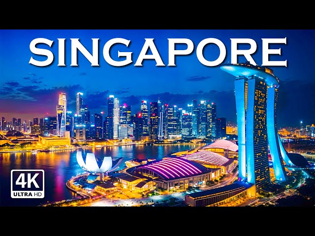 Singapore 4K - Relaxing Music Along With Beautiful Nature Videos - 4K Video Ultra HD