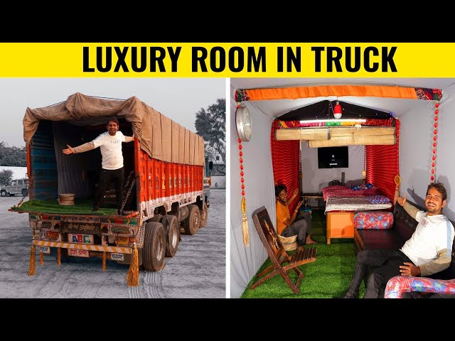 We Made 5Star Living Room In Truck...Wow!!!😍