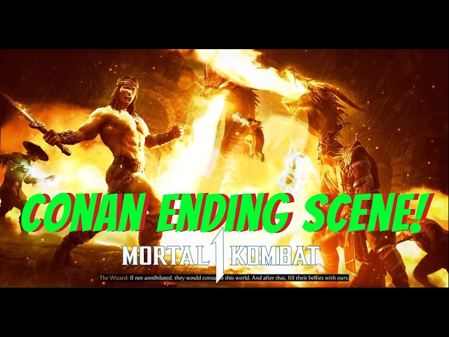 Mortal Kombat 1 Conan the Barbarian Ending cutscene! Xbox Series X