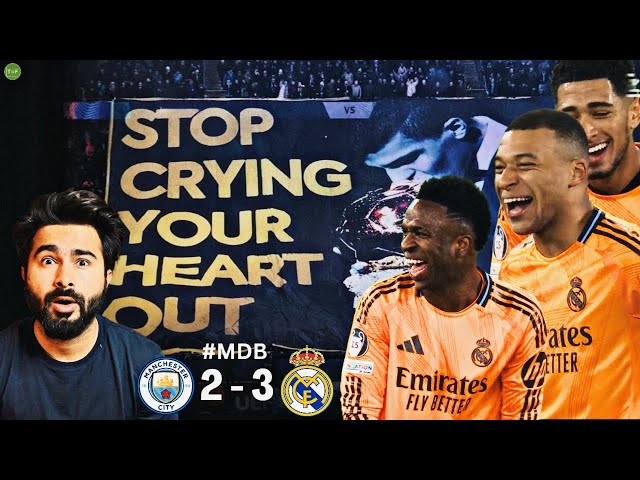 Madrid Made Man City CRY THEIR HEART OUT in 3-2 Win! | UCL #MDB