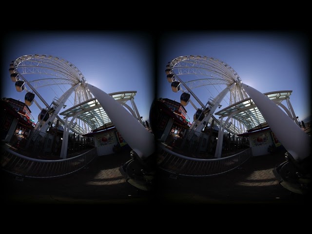 Seattle Waterfront Clip Series 3D VR 8k 180°  Ferries Pike Place Oculus Metaverse Virtual Realty