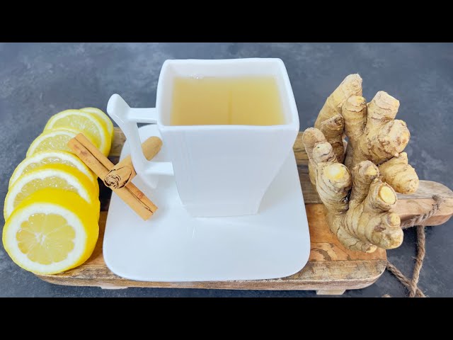 Lemon ginger and cinnamon tea