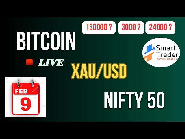 BTC Live Trading : Xauusd Live Trading | 9th Feb 2025 #btclivetrading  #btc #livetrading