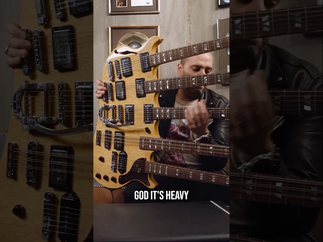 Rick Nielsen's most famous guitar - The five-neck guitar from Cheap Trick