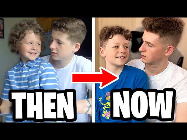 Recreating my OLD YouTube videos with LITTLE BROTHER! (10 YEARS AGO)