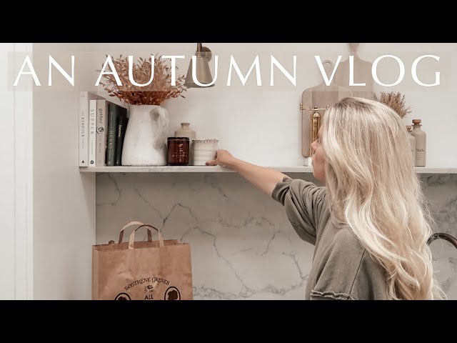 AN AUTUMN VLOG 🍂📖 book shops, thrifting & home decor shopping