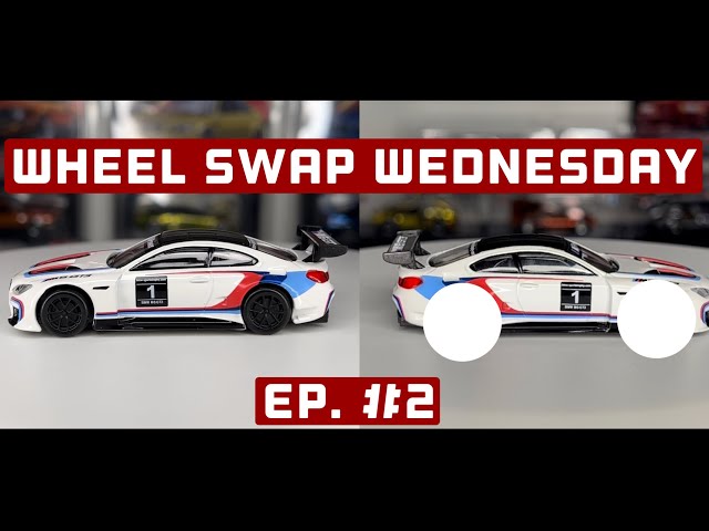 Hot Wheels Wheel Swap Wednesday Episode #2! BMW M6 GT3 Racecar gets some racing wheels!