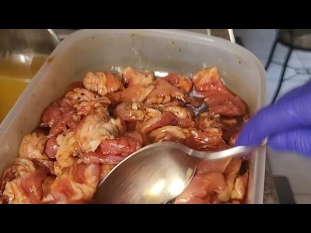 Cutting & Marinating Pork Tocino & Pork Bbq