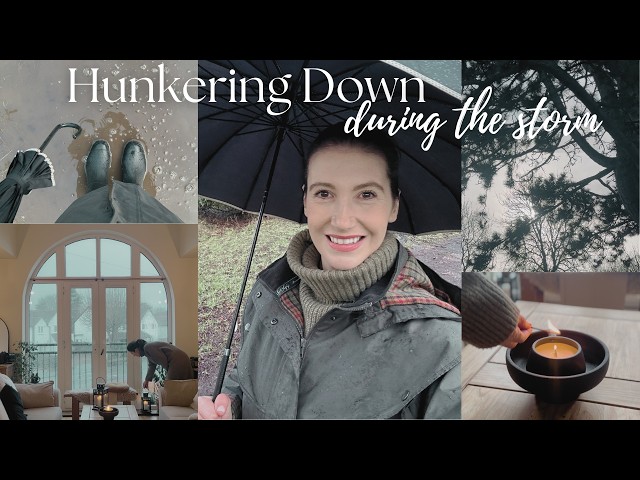 DURING THE STORM; A cosy day of Slow Living | Winter in England Vlog