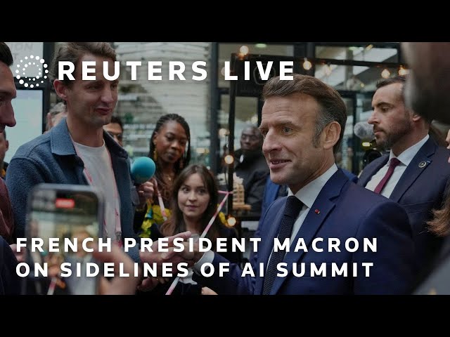 LIVE: France's Emmanuel Macron meets start-up incubator Station F