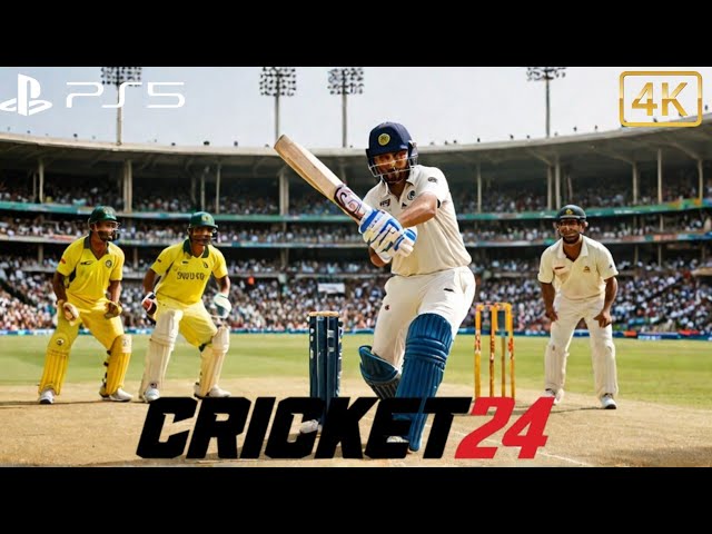 PS5 CRICKET 24 | AUSTRALIA VS INDIA GAMEPLAY