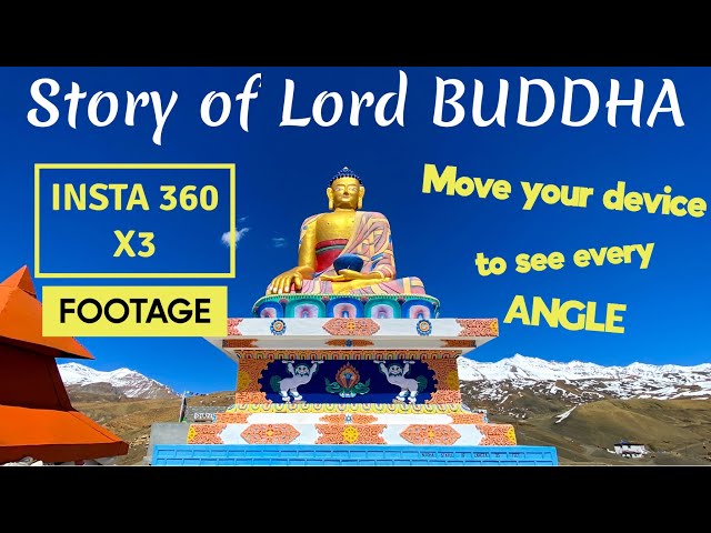 Biography of  LORD Gautam BUDDHA || 360 view || Bodhilaabh || Insta360 X3 Review