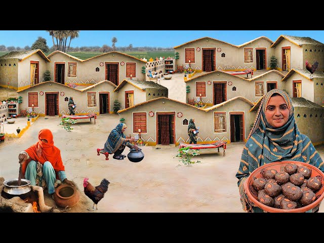 Very Beautiful Woman Village Life Pakistan | Desert Women Morning Routine | Culture of Pakistan