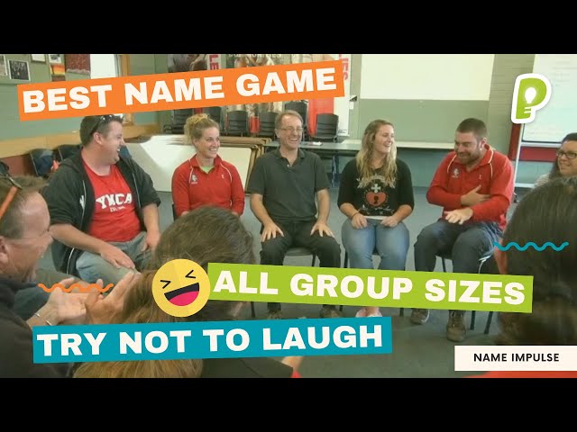 Fun Group NAME-GAME - Name Impulse Ice-Breaker Will Trigger Bursts of Laughter | playmeo