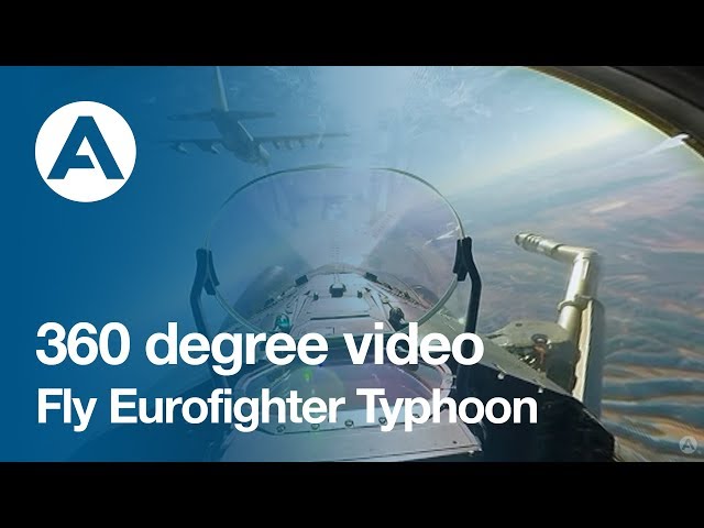 360 degree video: Fly Eurofighter Typhoon!