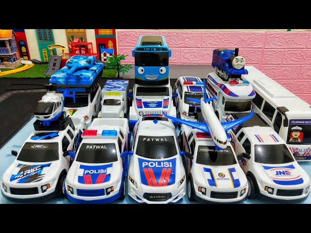 Mainan Mobil Mobilan Polisi, Kereta Api Thomas and Friends, Bus Tayo, Tank Baja, Damkar