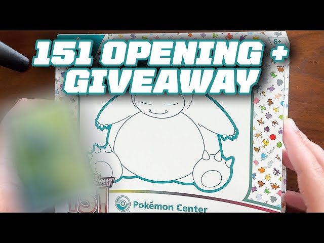 Scarlet and Violet 151 Opening + GIVEAWAY!!!