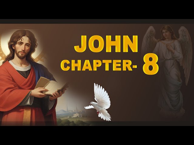 ♥️Gospel of John Chapter 8 ♥️#biblestudy ♥️#nkjv 🎚️#bible #jesus #love #gospel #god #prayer #word