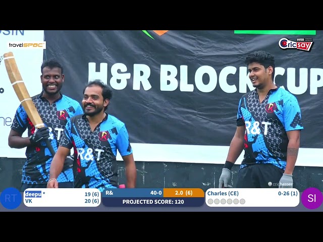 H&R BLOCK CUP || MATCH - 10 || R&T Vs STARONE IT