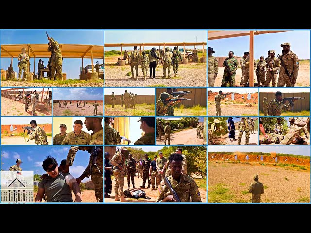 U.S. And Somali Militaries Joint Knowledge Exchange 24 – Range Practice B-Roll