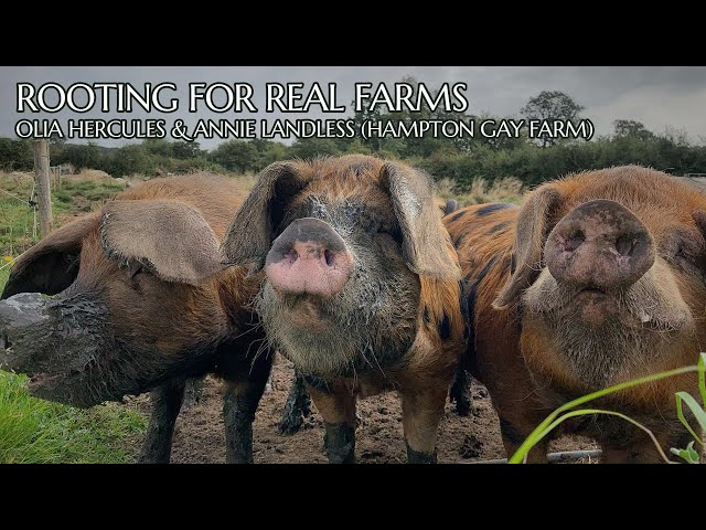 Rooting for Real Farms: Olia Hercules & Annie Landless (Hampton Gay Farm)